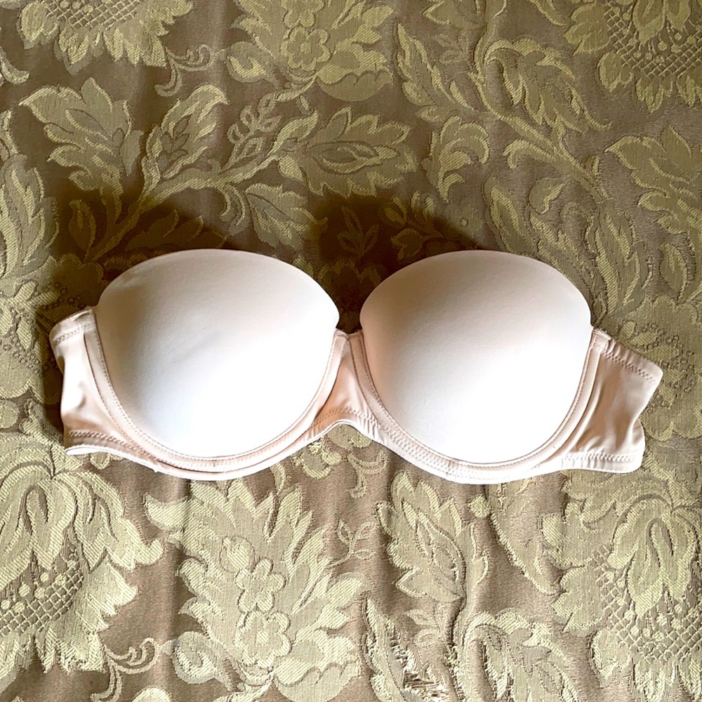 Pink beige push up bra